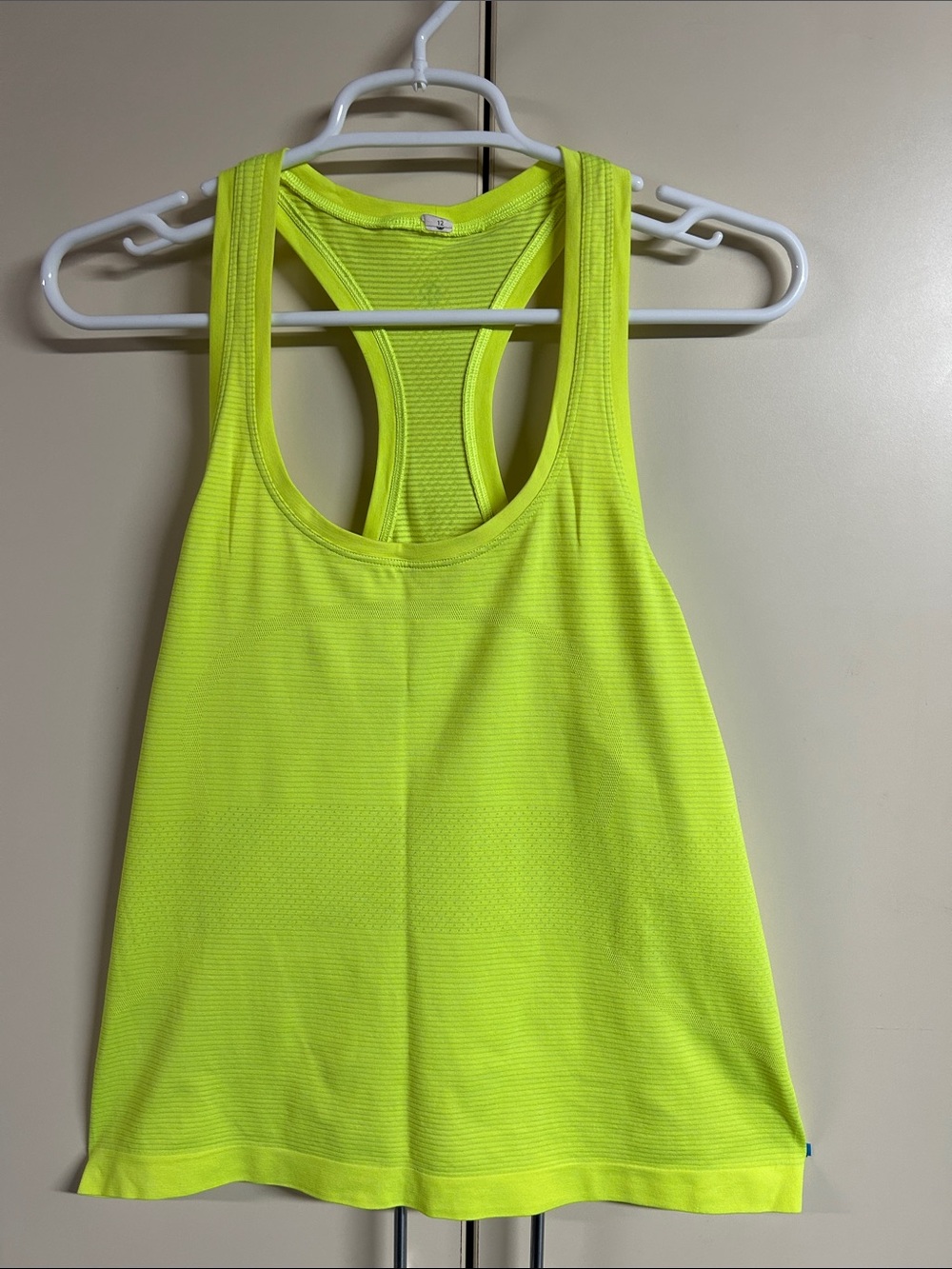 Lululemon Swiftly Tech Neon Yellow Racerback Tank